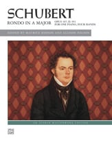 Rondo in A Major, Op. 107 D951 piano sheet music cover Thumbnail